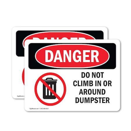 Signmission Safety Culture Sign, 7 in Width, Vinyl Decal, Rectangle OS-2PACK-DS-D-57-L-2097